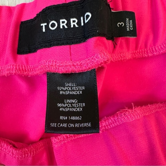 Torrid Pink Relaxed Taper Pant - Picture 4 of 7